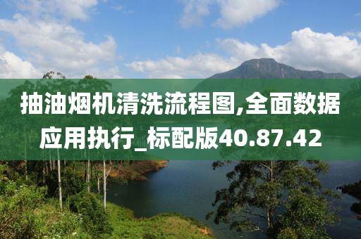 抽油烟机清洗流程图,全面数据应用执行_标配版40.87.42