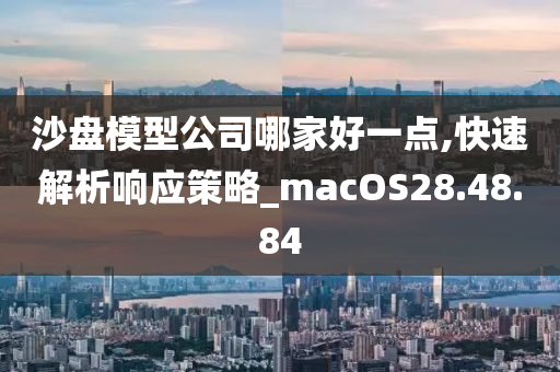 沙盘模型公司哪家好一点,快速解析响应策略_macOS28.48.84