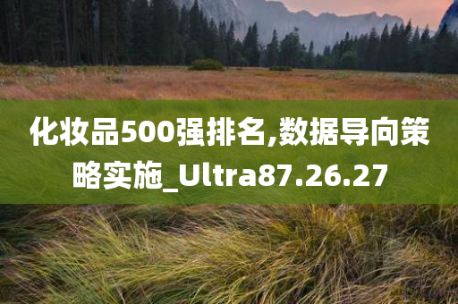 化妆品500强排名,数据导向策略实施_Ultra87.26.27