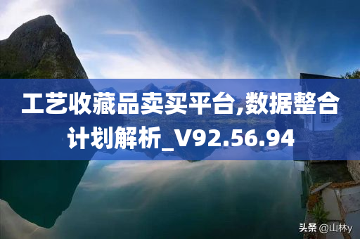 工艺收藏品卖买平台,数据整合计划解析_V92.56.94