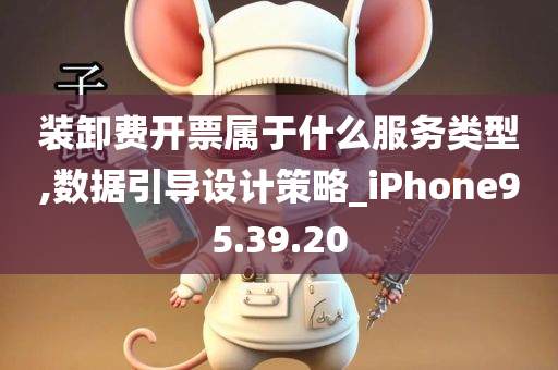 装卸费开票属于什么服务类型,数据引导设计策略_iPhone95.39.20