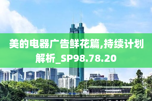 美的电器广告鲜花篇,持续计划解析_SP98.78.20