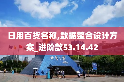 日用百货名称,数据整合设计方案_进阶款53.14.42