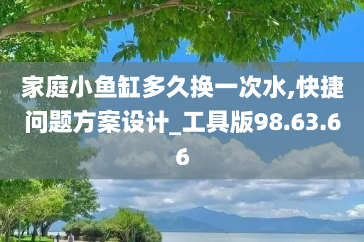 家庭小鱼缸多久换一次水,快捷问题方案设计_工具版98.63.66