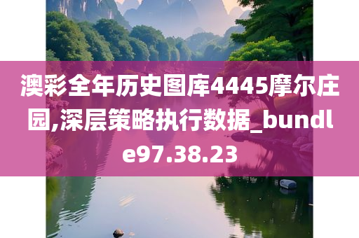 澳彩全年历史图库4445摩尔庄园,深层策略执行数据_bundle97.38.23