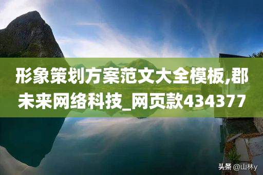 形象策划方案范文大全模板,郡未来网络科技_网页款434377