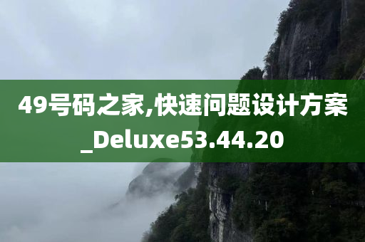 49号码之家,快速问题设计方案_Deluxe53.44.20