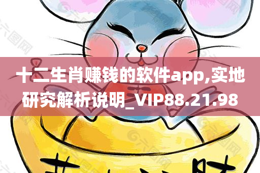 十二生肖赚钱的软件app,实地研究解析说明_VIP88.21.98