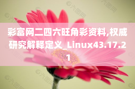 彩富网二四六旺角彩资料,权威研究解释定义_Linux43.17.21