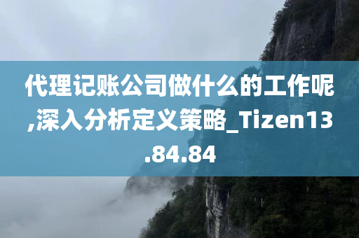 代理记账公司做什么的工作呢,深入分析定义策略_Tizen13.84.84