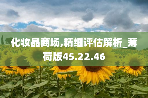 化妆品商场,精细评估解析_薄荷版45.22.46