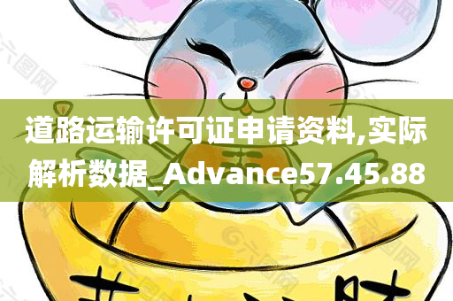 道路运输许可证申请资料,实际解析数据_Advance57.45.88