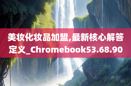 美妆化妆品加盟,最新核心解答定义_Chromebook53.68.90