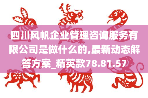 四川风帆企业管理咨询服务有限公司是做什么的,最新动态解答方案_精英款78.81.57