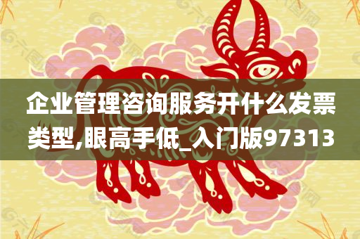 企业管理咨询服务开什么发票类型,眼高手低_入门版973130