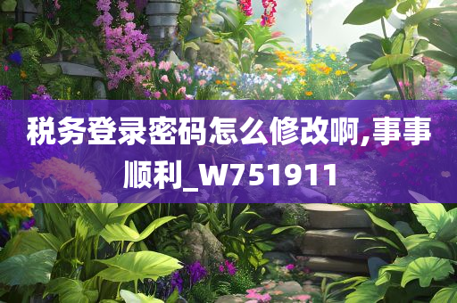 税务登录密码怎么修改啊,事事顺利_W751911