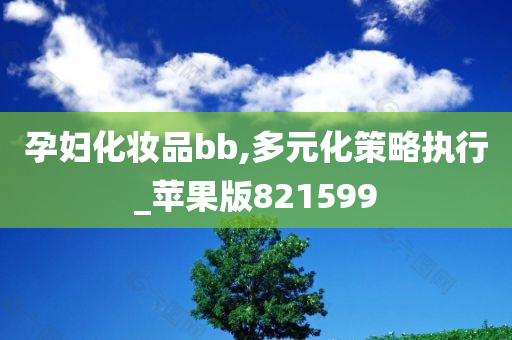 孕妇化妆品bb,多元化策略执行_苹果版821599