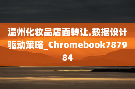 温州化妆品店面转让,数据设计驱动策略_Chromebook787984