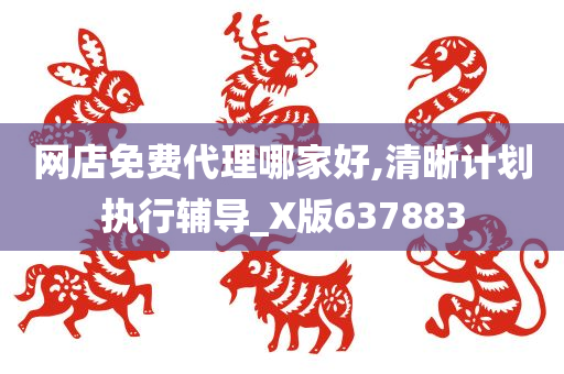 网店免费代理哪家好,清晰计划执行辅导_X版637883