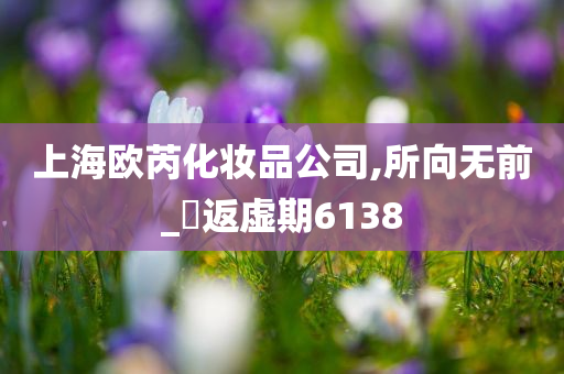 上海欧芮化妆品公司,所向无前_‌返虚期6138