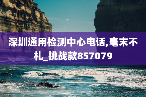 深圳通用检测中心电话,毫末不札_挑战款857079