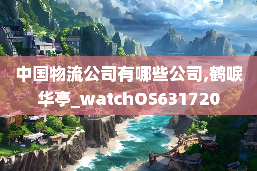 中国物流公司有哪些公司,鹤唳华亭_watchOS631720