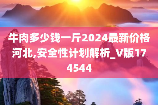 牛肉多少钱一斤2024最新价格河北,安全性计划解析_V版174544