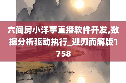 六间房小洋芋直播软件开发,数据分析驱动执行_迎刃而解版1758