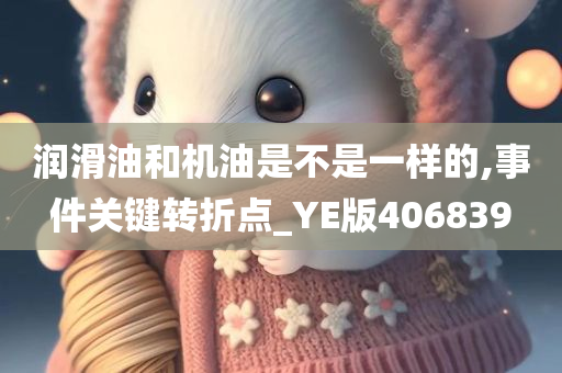 润滑油和机油是不是一样的,事件关键转折点_YE版406839