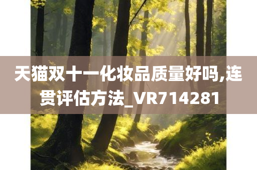 天猫双十一化妆品质量好吗,连贯评估方法_VR714281