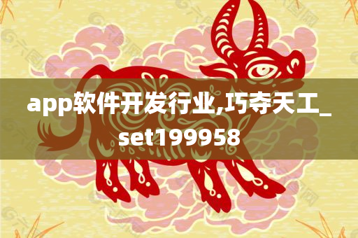 app软件开发行业,巧夺天工_set199958