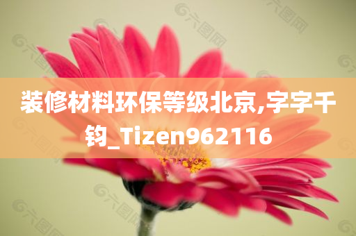 装修材料环保等级北京,字字千钧_Tizen962116