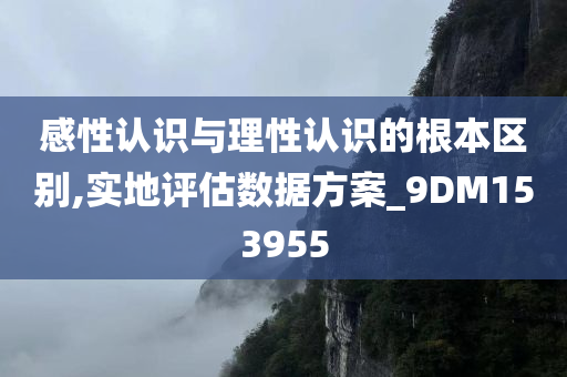 感性认识与理性认识的根本区别,实地评估数据方案_9DM153955