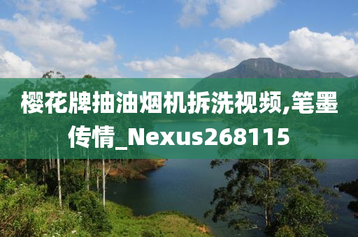 樱花牌抽油烟机拆洗视频,笔墨传情_Nexus268115