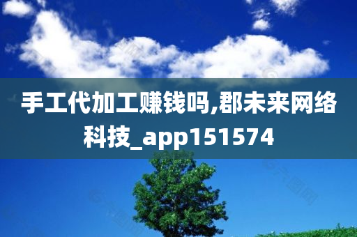 手工代加工赚钱吗,郡未来网络科技_app151574