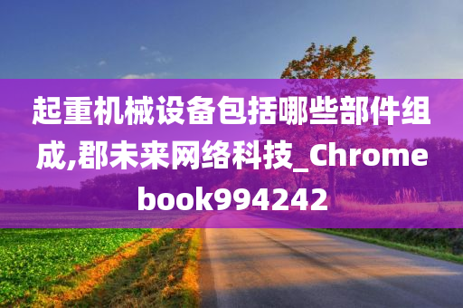 起重机械设备包括哪些部件组成,郡未来网络科技_Chromebook994242