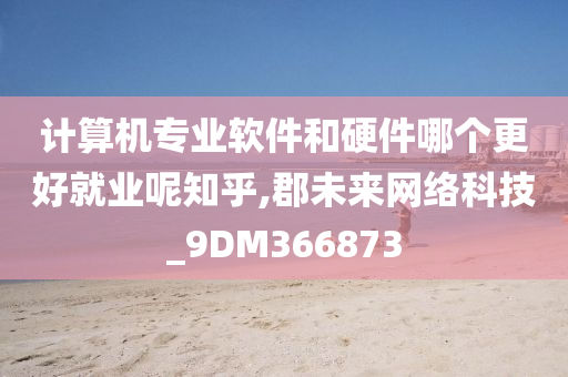 计算机专业软件和硬件哪个更好就业呢知乎,郡未来网络科技_9DM366873