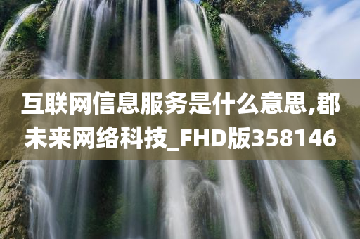 互联网信息服务是什么意思,郡未来网络科技_FHD版358146