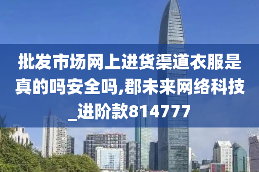 批发市场网上进货渠道衣服是真的吗安全吗,郡未来网络科技_进阶款814777