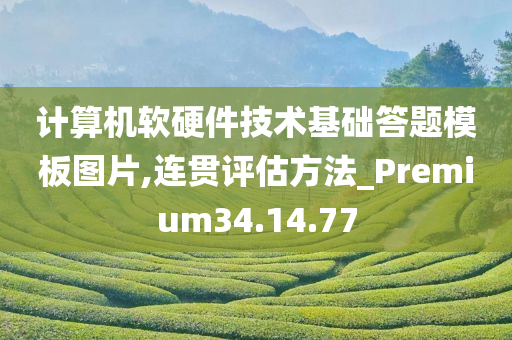 计算机软硬件技术基础答题模板图片,连贯评估方法_Premium34.14.77