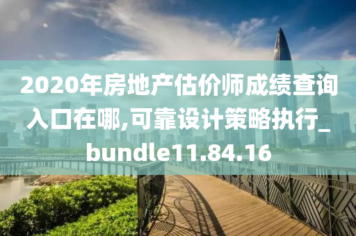 2020年房地产估价师成绩查询入口在哪,可靠设计策略执行_bundle11.84.16