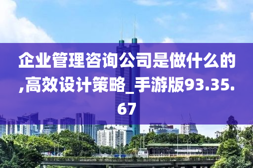 企业管理咨询公司是做什么的,高效设计策略_手游版93.35.67