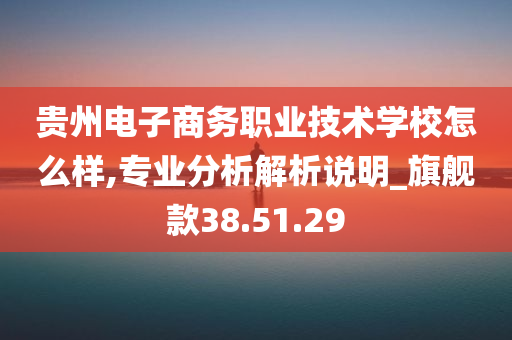 贵州电子商务职业技术学校怎么样,专业分析解析说明_旗舰款38.51.29